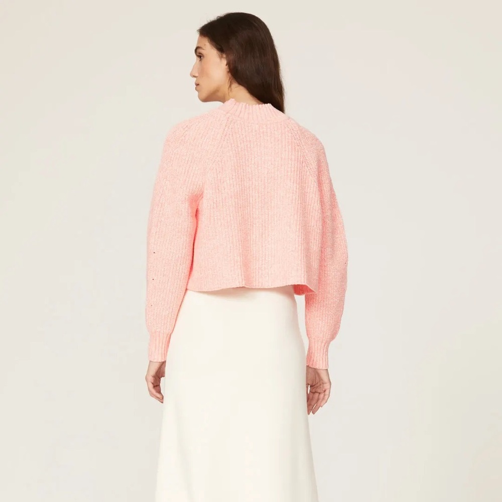 Club Monaco Cropped Knit Ribbed Sweater - Picture 3 of 7